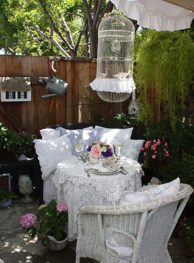 Shabby-chic Style Patio by My Romantic Home