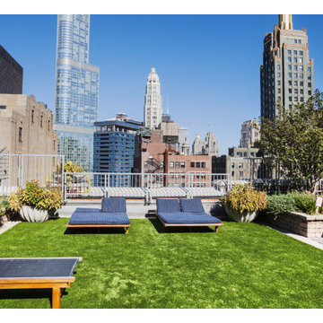 Roof Top with Synthetic Turf