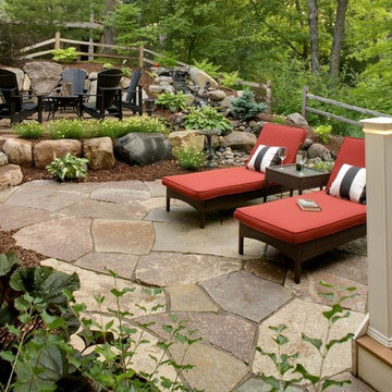 Rustic Flagstone Patio