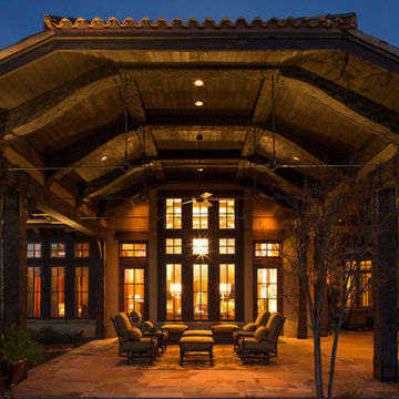 Rustic Lodge style home