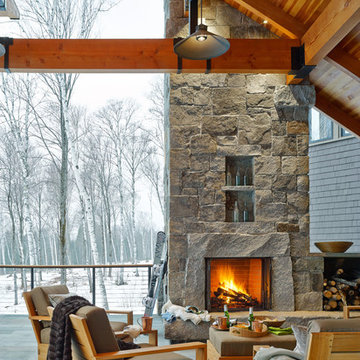 Rustic Modern Vermont Ski Home