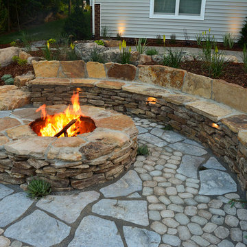 Rustic Suburban Patio - Featured on Houzz!