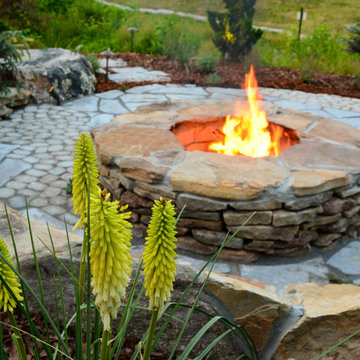 Rustic Suburban Patio - Featured on Houzz!
