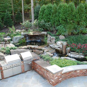 Saddle River NJ Nature's Outdoor Kitchen Design