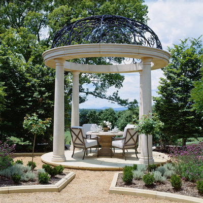 Example of a classic patio design in DC Metro with a gazebo