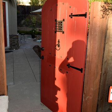 San Ramon Pool equipment cover and gate