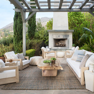 75 Beautiful Backyard Design With A Fireplace Pictures Ideas December 2020 Houzz