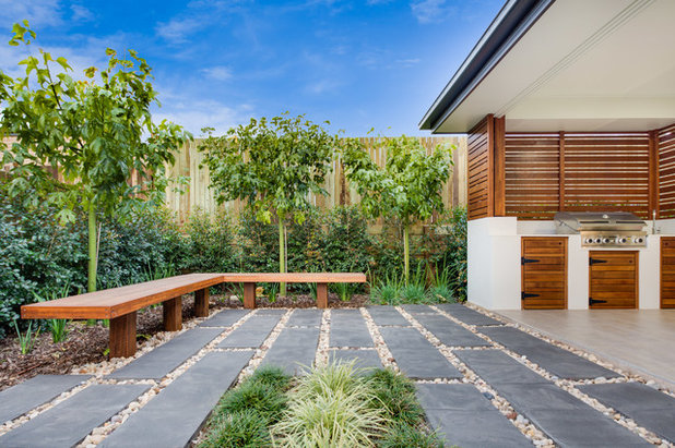 Contemporary Patio by Stroud Homes Toowoomba