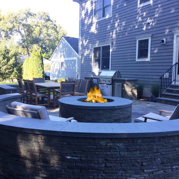 Scarsdale outdoor entertainment area