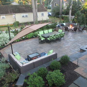 Seat Wall and Fire Pit, Glen Rock, NJ