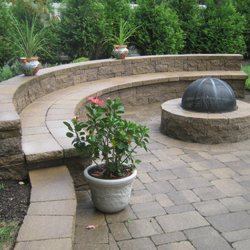Seat Wall and Fire Pit, Waldwick, NJ