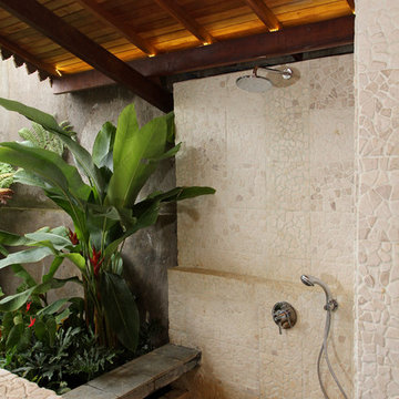 Semi Outdoor Shower Room