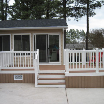 Shaw sunroom and deck