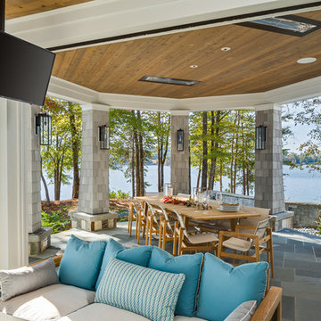 Shingle Style Lake Retreat New Construction
