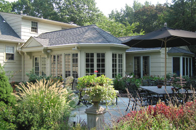 Patio - traditional backyard patio idea in New York with no cover