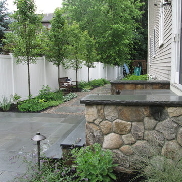 Side yard garden walkway / path