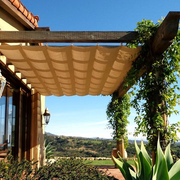 Slide Wire Patio Canopy