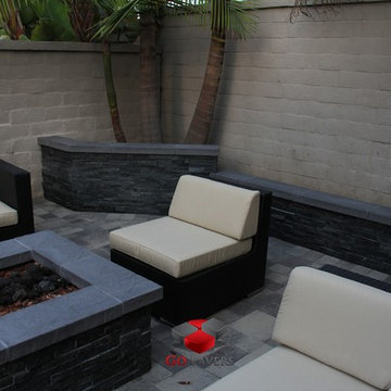 Small-Backyard-Patio-Fire-Pit-Planters-Walls-Project-VIEW-9