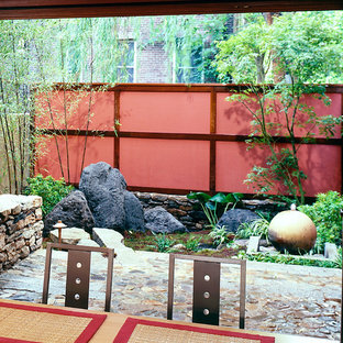 Idee per un piccolo patio o portico etnico