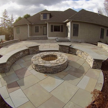 south glastonbury patio and fire pit
