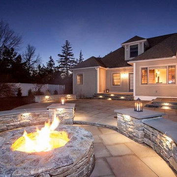 south glastonbury patio and fire pit