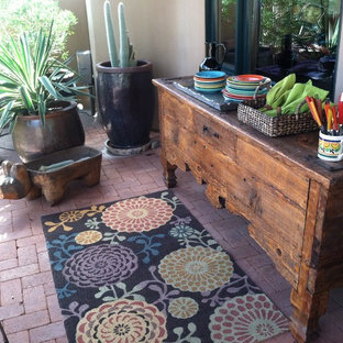 Immagine di un patio o portico stile americano