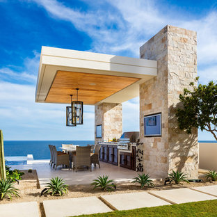Idee per un patio o portico stile americano