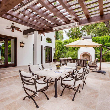 Spanish Colonial Revival Makeover - New Dining Area & Fireplace