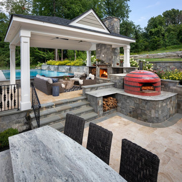Spectacular outdoor landscaping with all the amenities