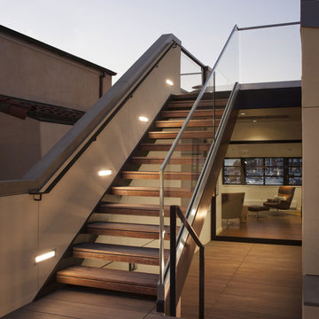 Stairs to Upper Roof Deck