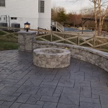 Stamped concrete patio 0019