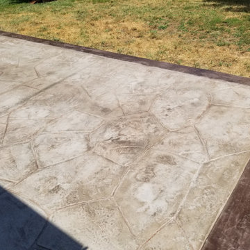 Stamped concrete patio 0027