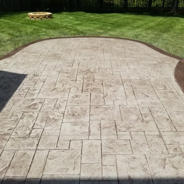 Stamped concrete patio 0037