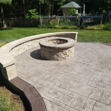 Stamped concrete patio 0037