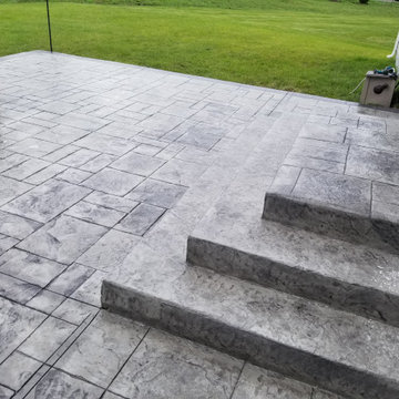 Stamped concrete patio 0041