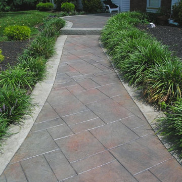 Stamped Concrete- Steps and Walkways