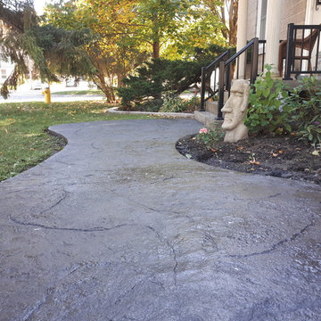 Stamped Concrete walkway