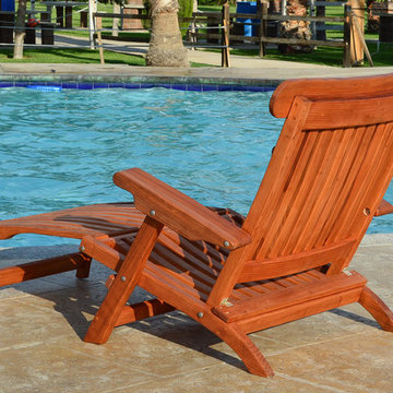 Steamer Wood Chaise Lounger