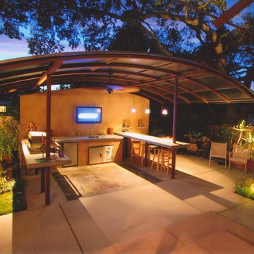 Steel & Concrete - Modern Outdoor Kitchen