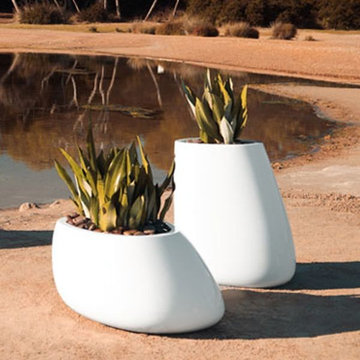 Stone Outdoor Planter Collection