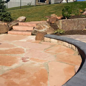 Stone Patio with a View