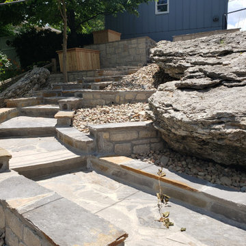 Stone Steps, Retaining Walls