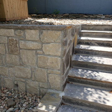 Stone Steps, Retaining Walls