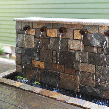 Stone used for outdoor living areas