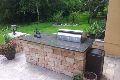 Summer Kitchen, Firepit, Bench Seating, Patio