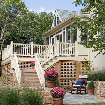 Sunroom and deck, Wayne, Pennsylvania