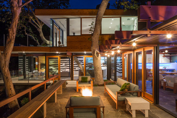 Contemporary Patio by ANX / Aaron Neubert Architects