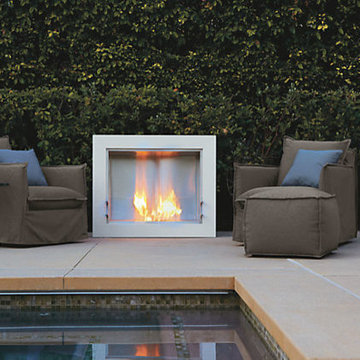 Synergy Aspect Fireplace and Brisbane Chairs by R&B