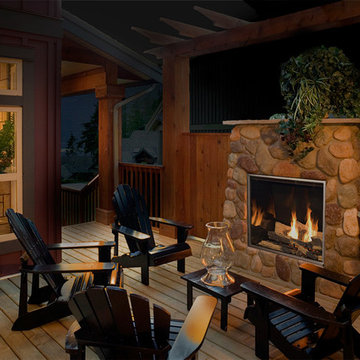 TC38 Outdoor gas fireplace
