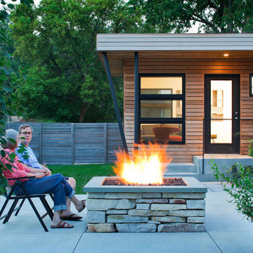 The backyard "room"